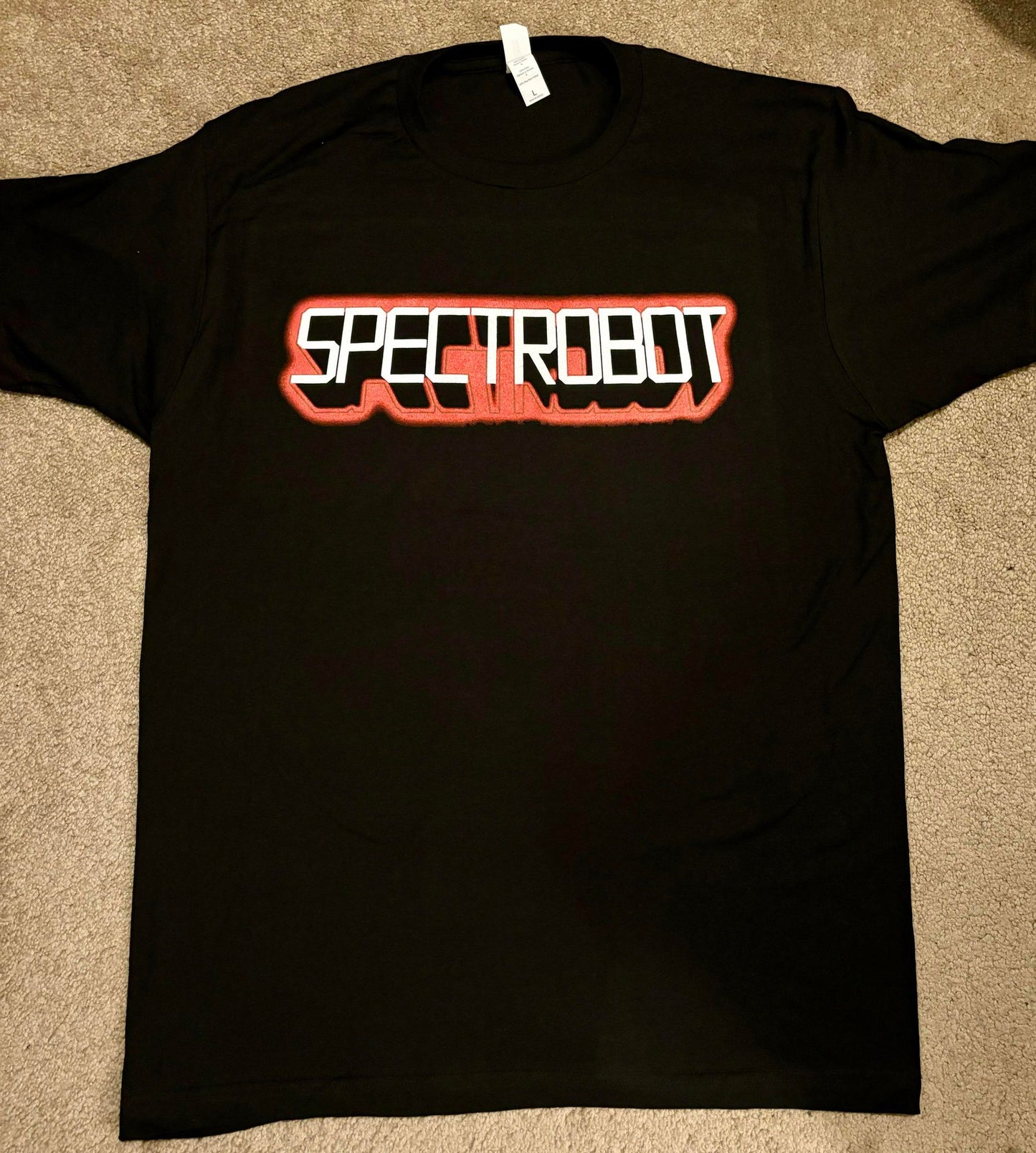 NEW! Spectrobot Red 3D logo T-shirt