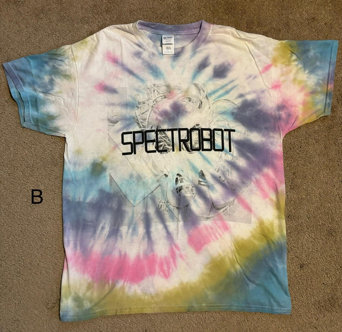 Spectrobot Custom Tie-Dye T-Shirt