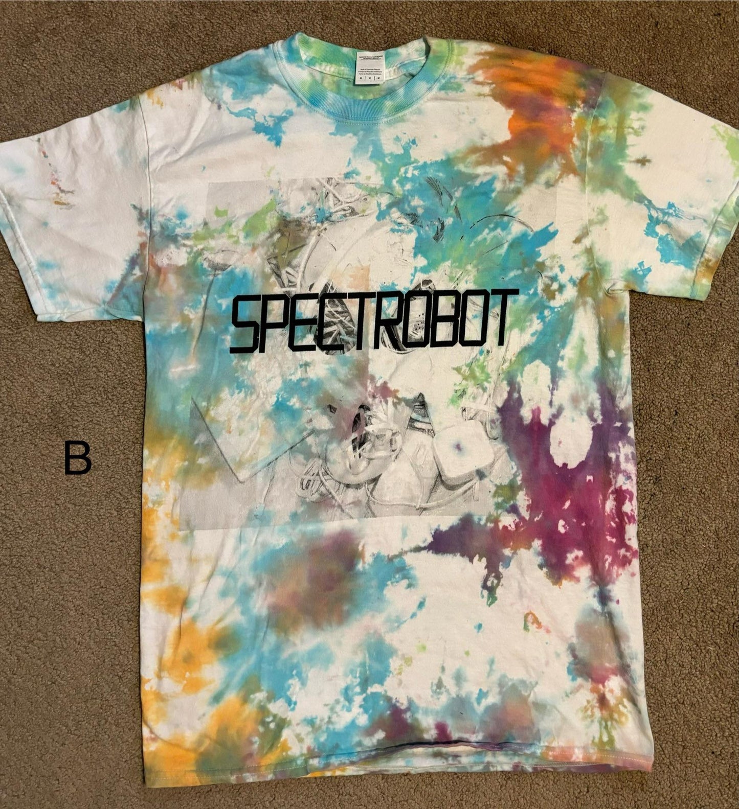 Spectrobot Custom Tie-Dye T-Shirt