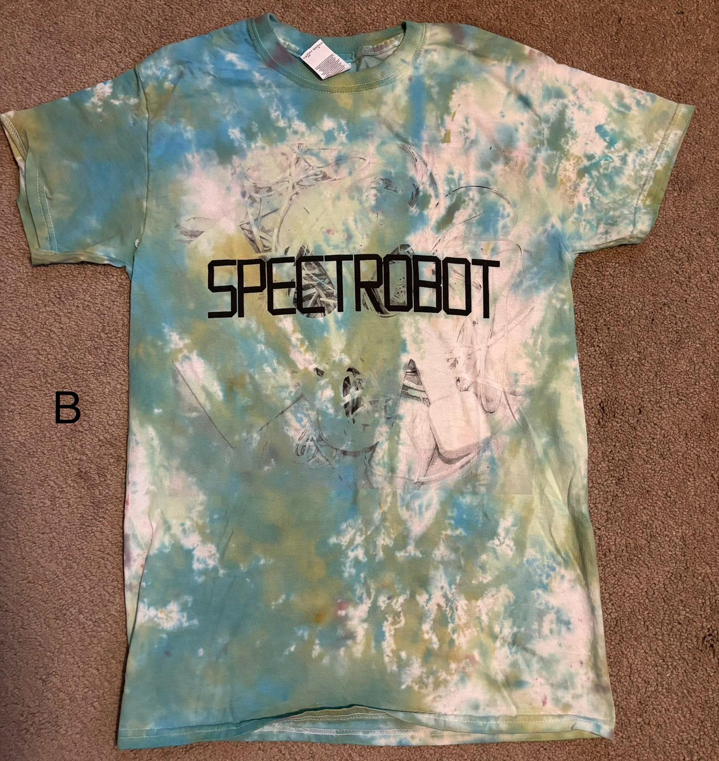 Spectrobot Custom Tie-Dye T-Shirt