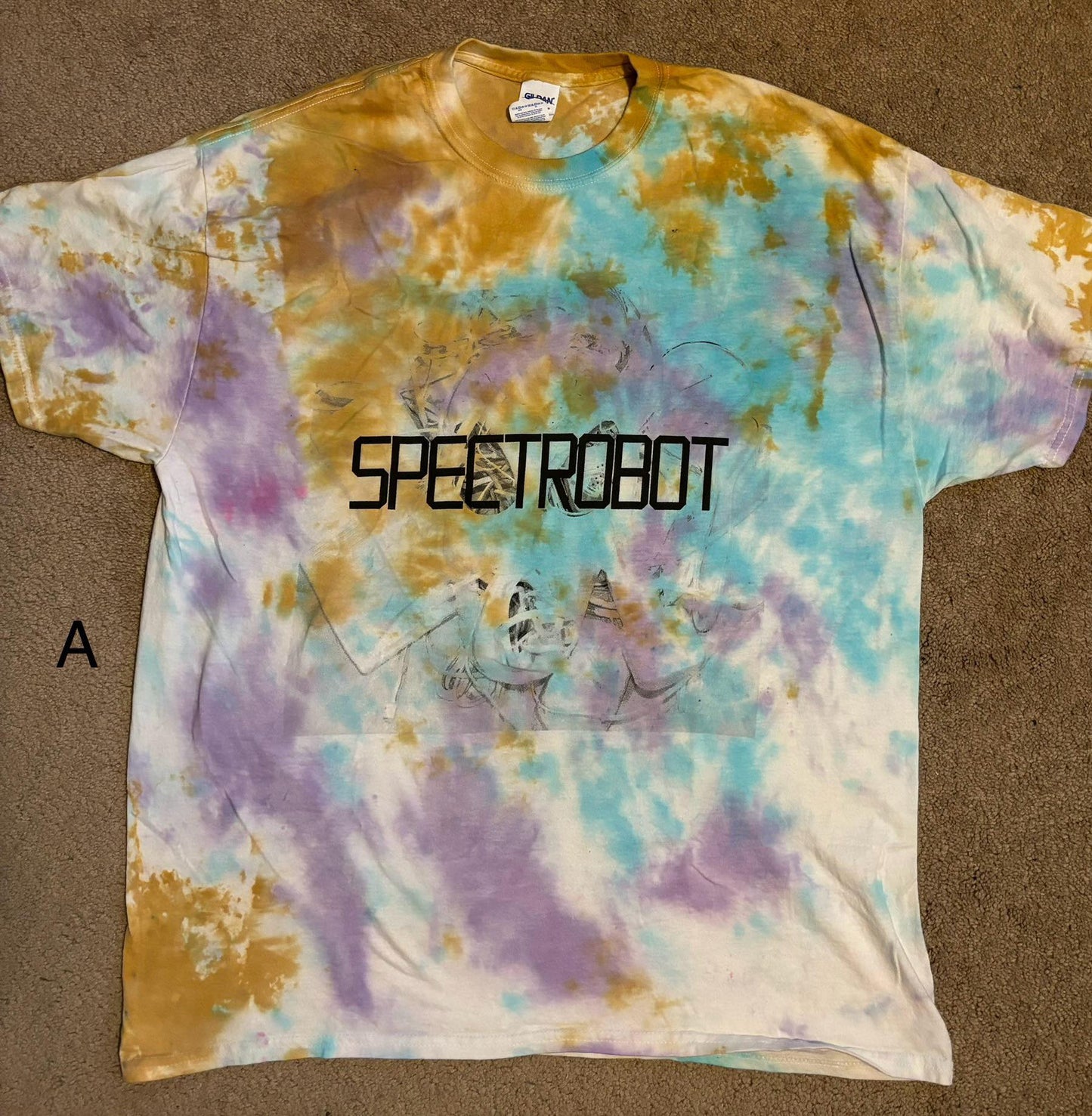 Spectrobot Custom Tie-Dye T-Shirt
