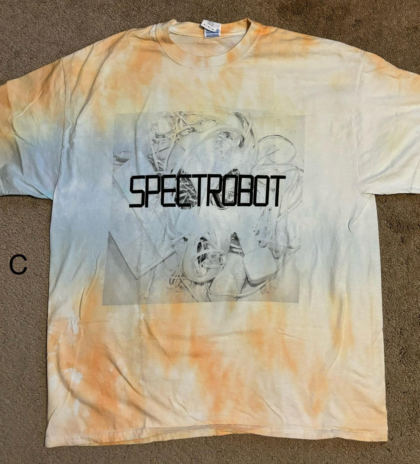 Spectrobot Custom Tie-Dye T-Shirt