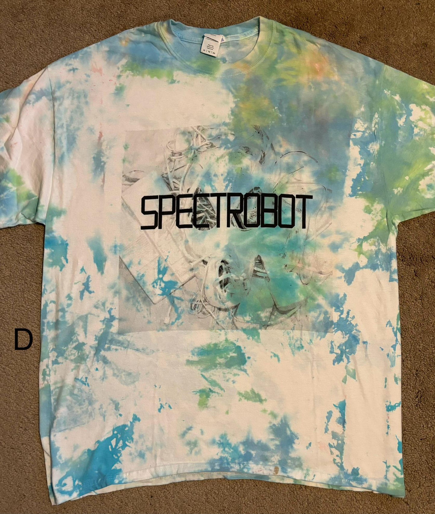 Spectrobot Custom Tie-Dye T-Shirt